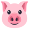 Pig Face emoji on Emojione